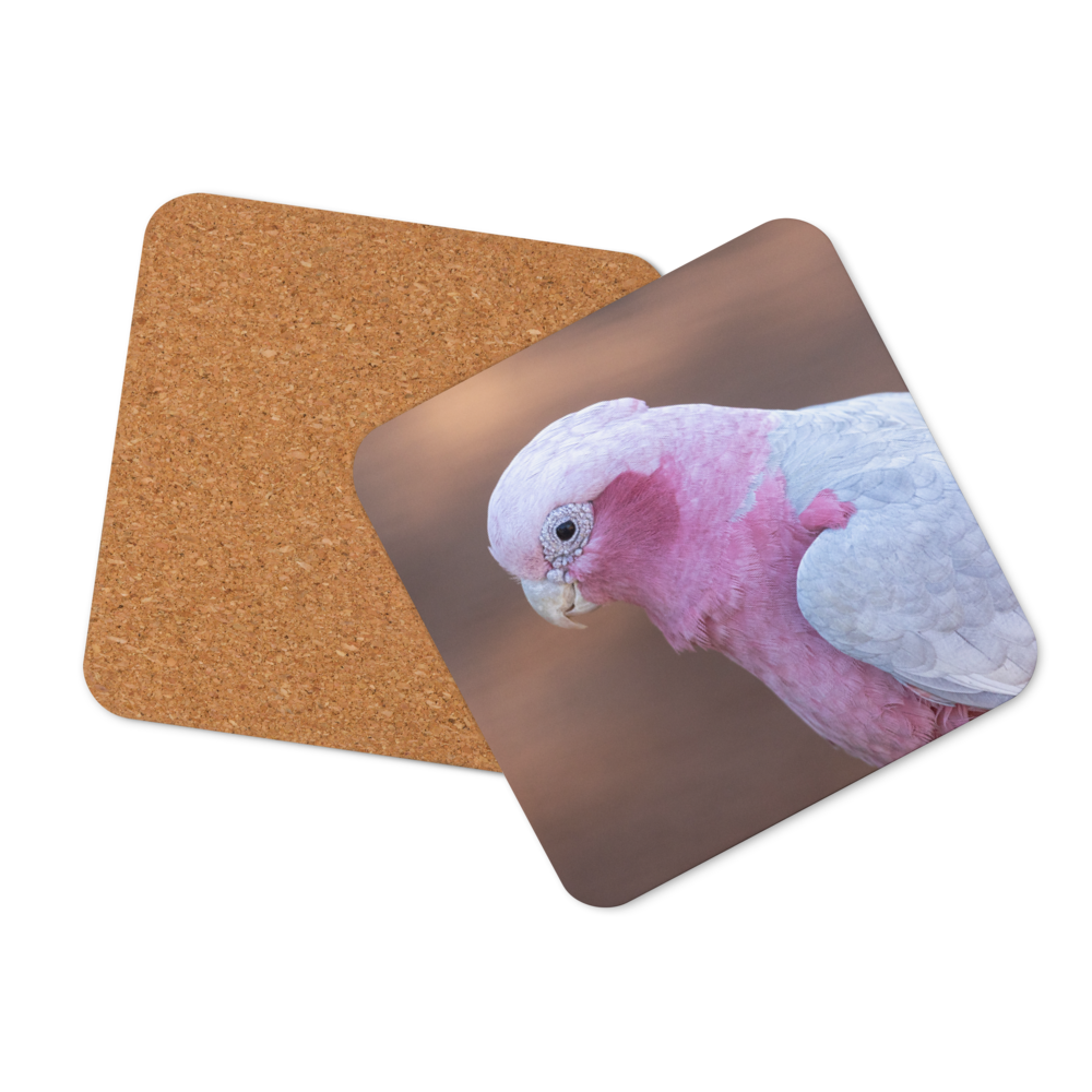Cork-back coaster