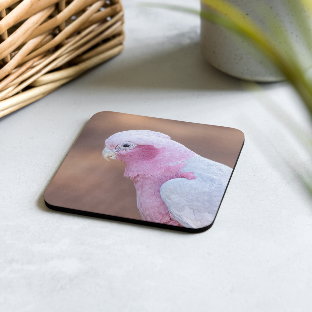 Cork-back coaster