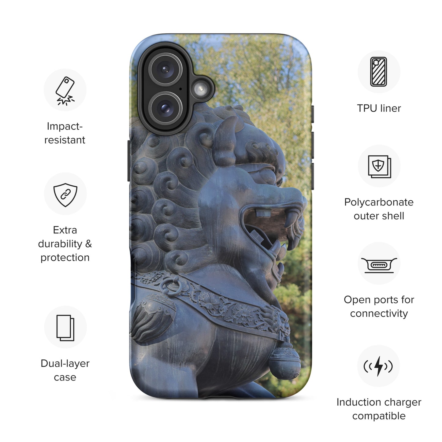 iPhone® Tough Case — Compatible with 16, 16 Plus, 17, Air, Pro & Pro Max