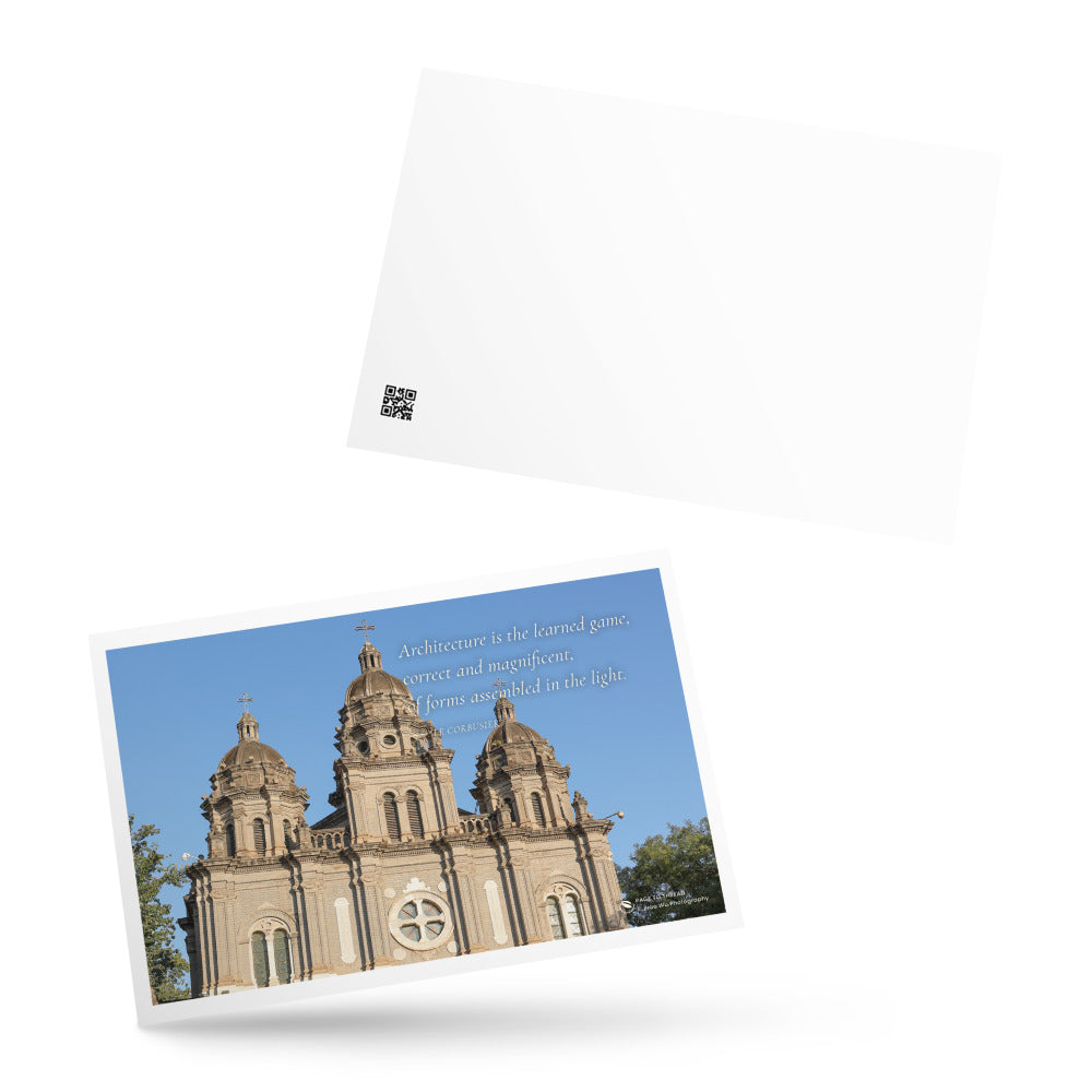 Cathedral Forms in Light – Postcard