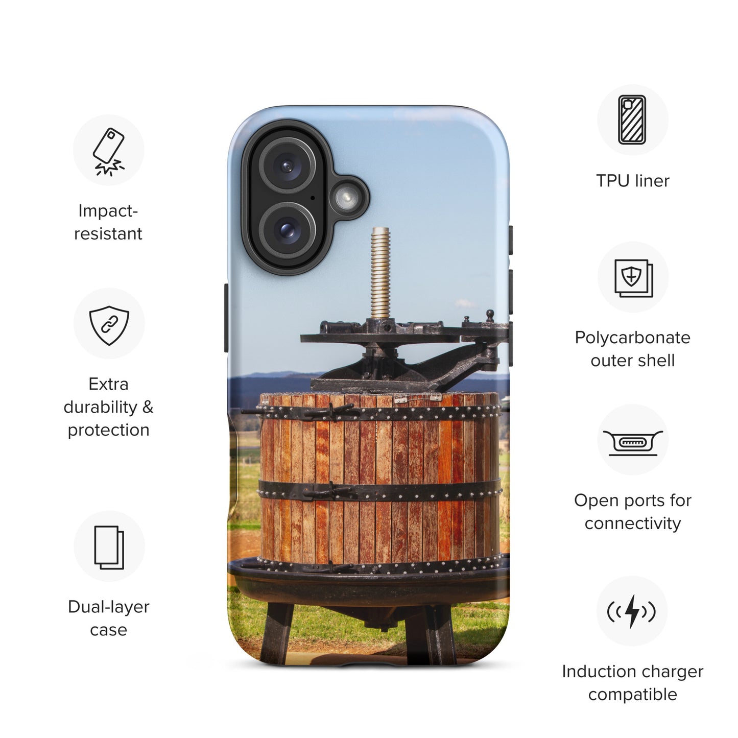 iPhone® Tough Case — Compatible with 16, 16 Plus, 17, Air, Pro & Pro Max