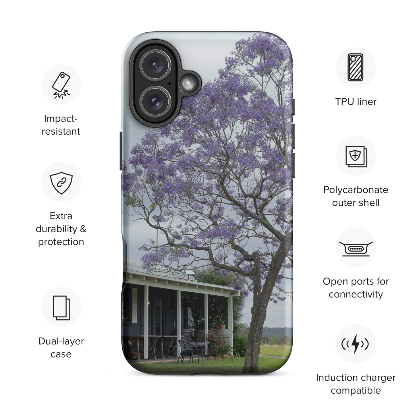 iPhone® Tough Case — Compatible with 16, 16 Plus, 17, Air, Pro & Pro Max